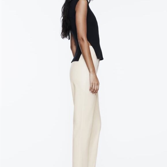 ZARA FAUX LEATHER PANTS - Picture 10 of 11